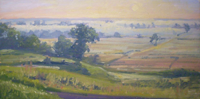 Plein Air Painting Ken Chapin Nodaway Valley Conservation Area 