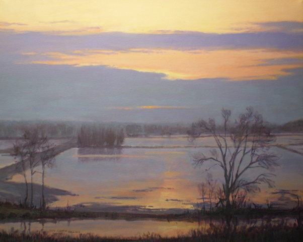 Impressionist Landscape Painting Nodaway Valley Missouri