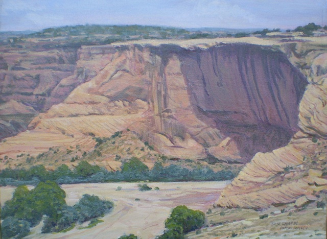 Impressionist Landscape Painting Canyon de Chelly