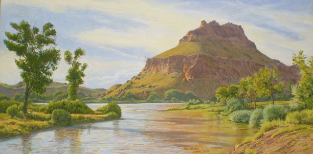 Impressionist Landscape Painting New Mexico Chama River