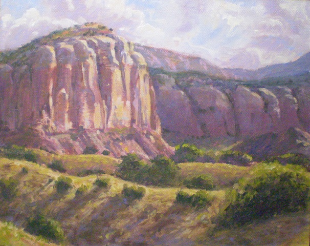 Plein Air Painting Ghost Ranch New Mexico Ken Chapin