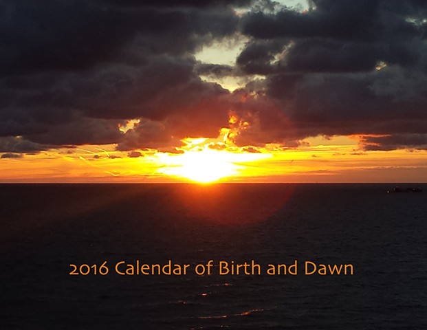 2016 Calendar of Birth and Dawn cover