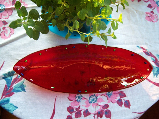 Medium Skinny Oval Platter
Details:
Measures about 14.5 inches long by 5.25 inches wide.
$48.00