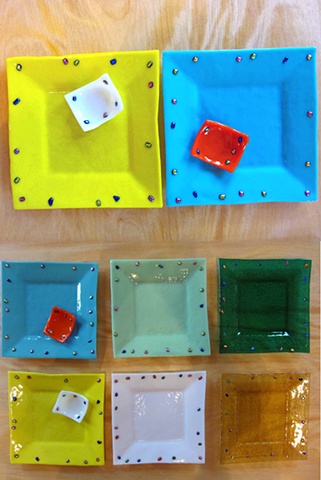 8" Flared Squares
