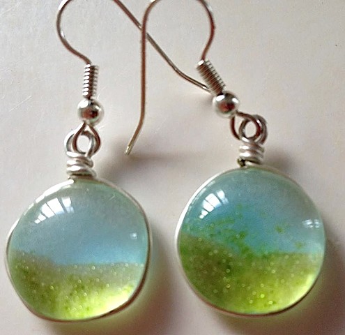 "Heaven and Earth" earrings...