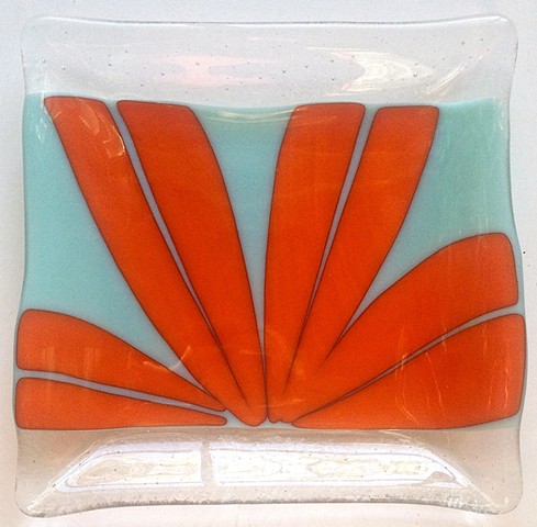 "Tangerine Flower Sunrise" palte