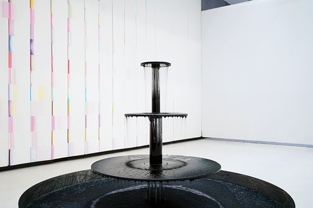 Fountain, the ripples on the surface of duration