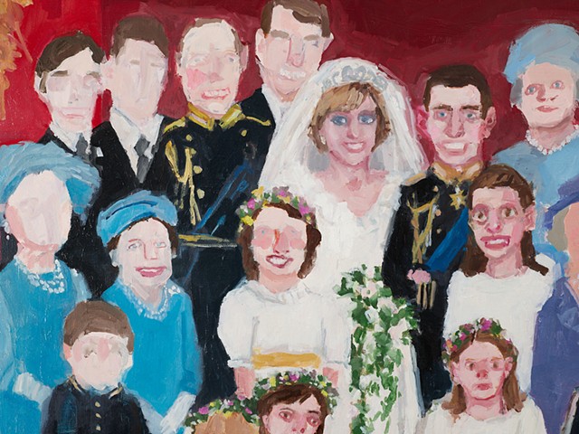 Wedding Party Charles & Diana, 1981 (detail)