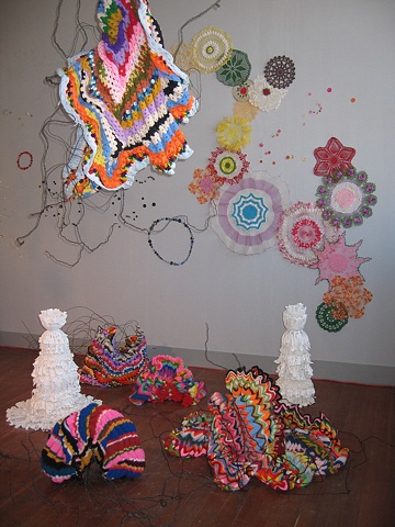 Crochetlandia-Studio Installation