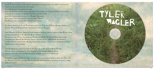 Tyler Wagler - Album Art Inside Layout