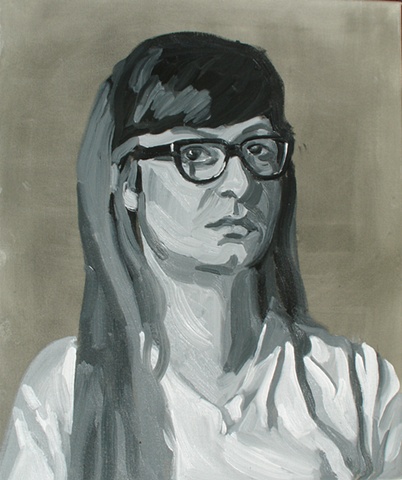 self-portrait (black and white)