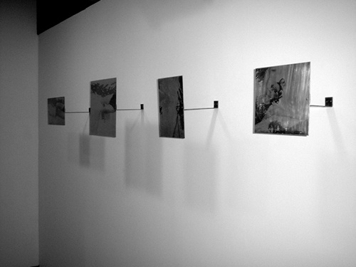 Installation view of 'Push, Sometimes Float'
