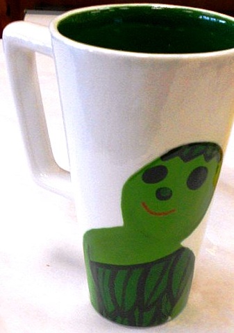 Greenie mug