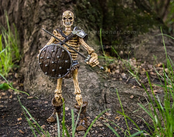 "Skeleton Warrior" (brown)