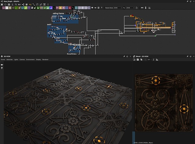Substance Graph without transparency