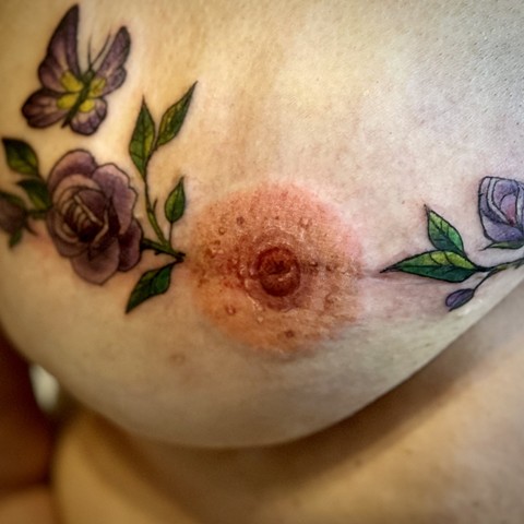 Areola tattoo, mastectomy tattoo, ct tattoo artist, female tattoo artist
