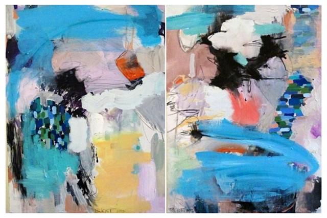 Step Stone III & IV- Diptych (SOLD)