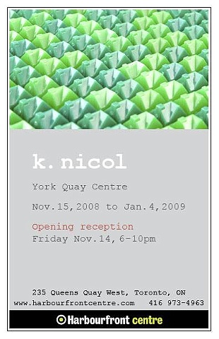 Exhibition invite tic tic toc ken nicol, k-nicol, www.k-nicol.com
