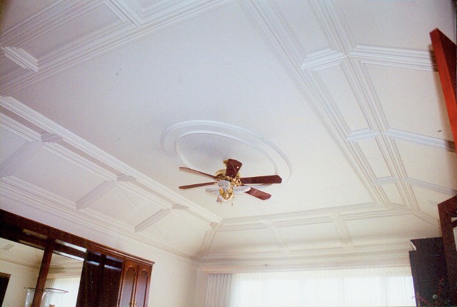master bedroom ceiling before