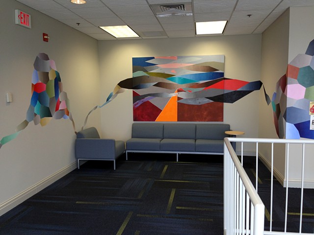 Mural For Shurtape Technologies Based From "Arrival At Safe Environs", Hickory, NC, 2013