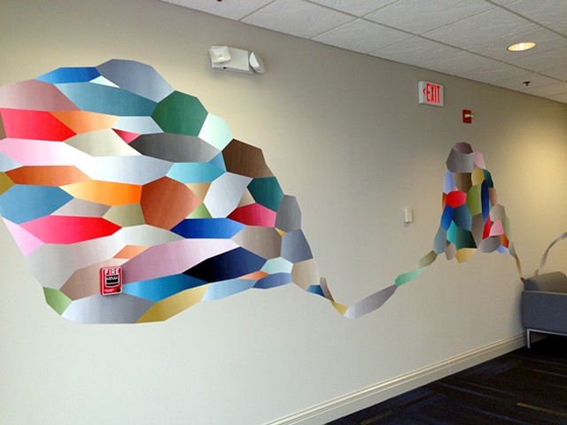 Mural For Shurtape Technologies Based From "Arrival At Safe Environs", Hickory, NC, 2013