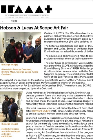 Hobson & Lucas at Scope Art Fair - The International Review of African American Art