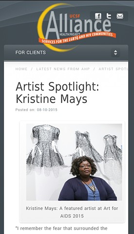 UCSF Health Alliance - Artist Spotlight: Kristine Mays