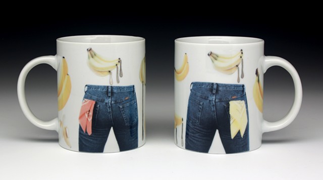 Spanker and Piss Freak Mugs, from the Handkerchief Series