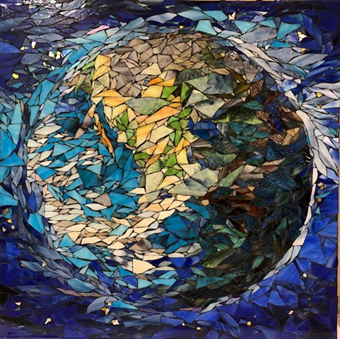Companion Mosaic to the Solar System Tryptic, Permanent home is a Healthcare facility in Palo Alto, CA