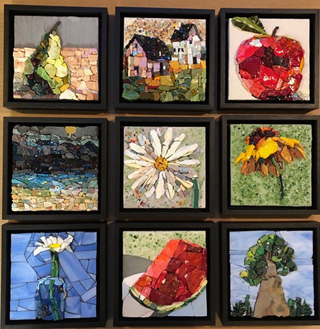 This is an example of the mosaics availalble from my recent exhibit at the Rochester Art Center 