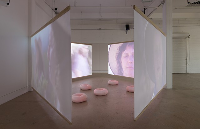 Installation view of Sacred Bouquet