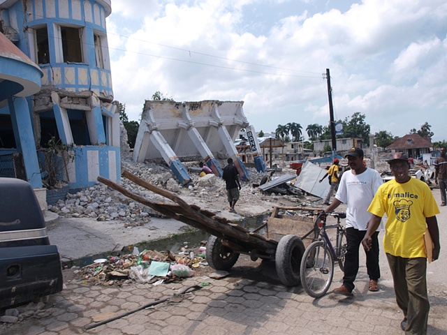 Leogane after the earthquake
