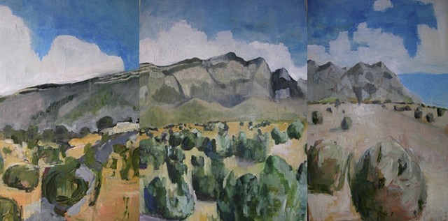 Sandia Mountain Triptych (Complete)