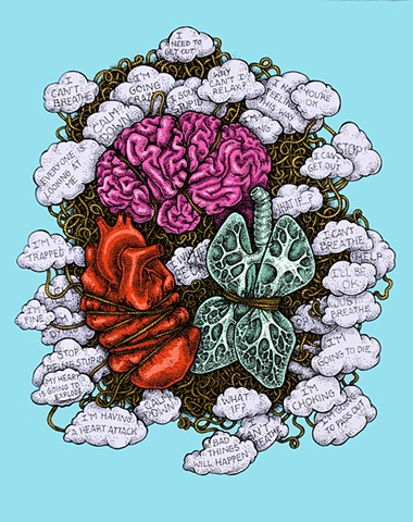 Anxiety Disorders, Illustration for the Neurobiology of Mental Illness