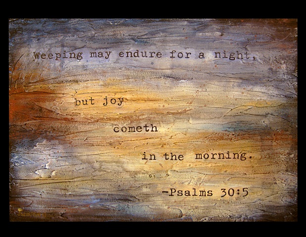 Psalms 30:5, painting