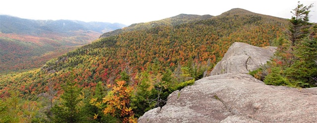 Adirondack Mts., autumn foliage, Brothers Ridge