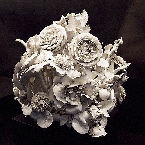 porcelain flower center piece