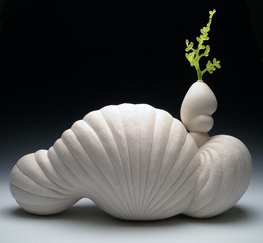 ceramics, cast glass, hanbuilt, botanical, sculpture, organic, clay, porcelain