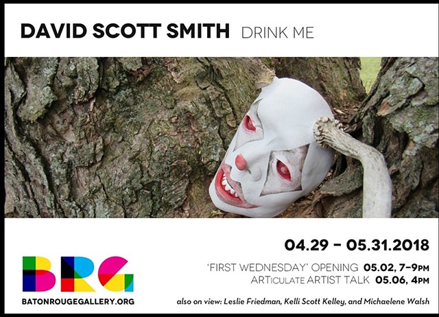 Postcard from the exhibition "Drink Me"
Baton Rouge Gallery