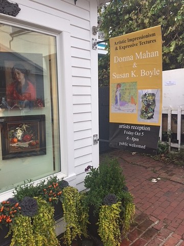 Cortile Gallery in Provincetown, MA featured my art