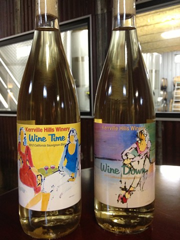 Paintings selected for wine labels