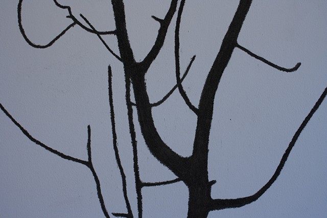 branch assisted self portrait (detail)