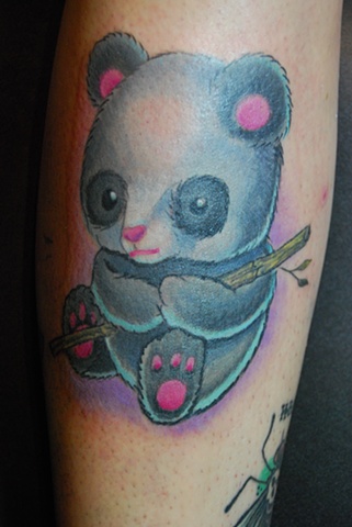panda tattoo color david zobel
