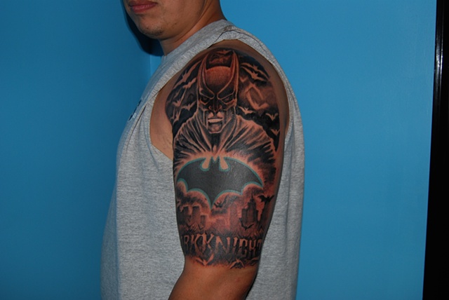 batman tattoo dave zobel
