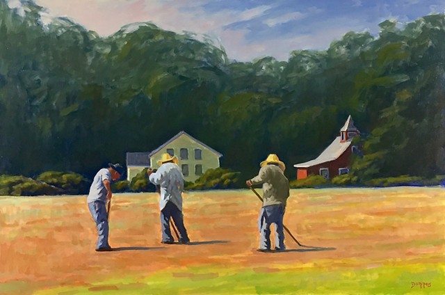 "Working the Fields," 24x36