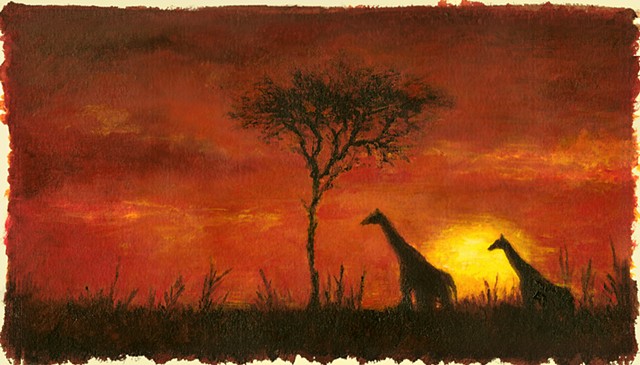Africa Rolldrop (14'-0" x 24'-6", printed on canvas)

Hand-painted elevation by Luciana Stecconi
