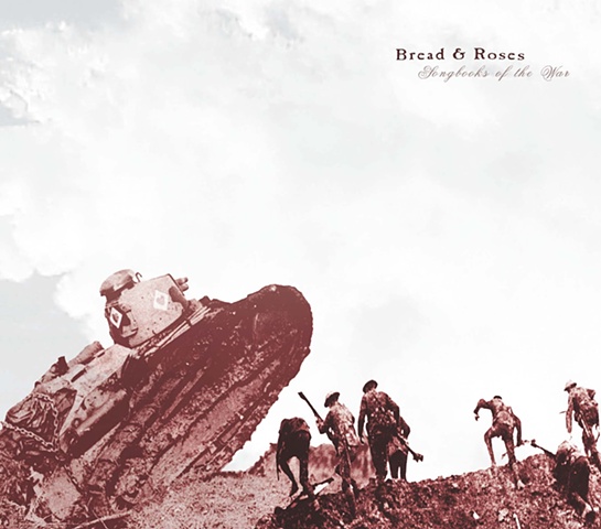 cover design for the never-to-be-released Bread and Roses album "Storybooks of the War"

Photoshop collage