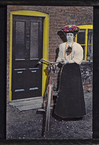 Lady with her Bicycle