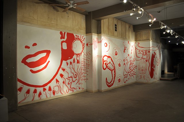 Wall Painting Installation View 1