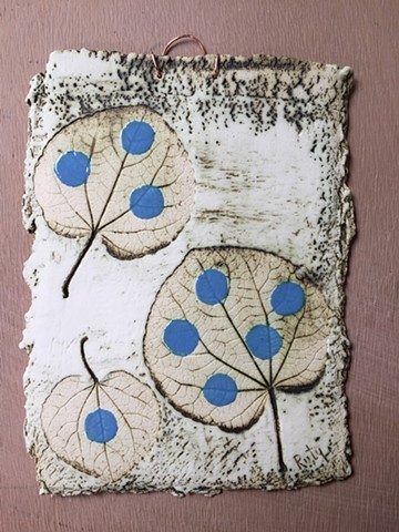 Leaf Imprint - Catalina Blue- £60